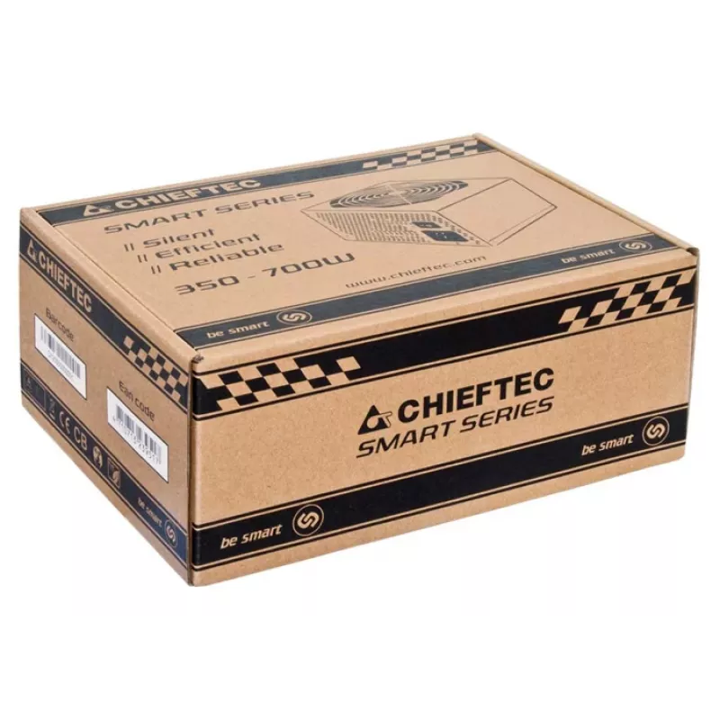 Chieftec Smart GPS-500A8 zasilacz 500 W 20+4 pin ATX ATX Czarny