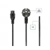 Kabel zasilający GEMBIRD (C5), z aprobatą VDE 3 m (opakowanie zbiorcze)