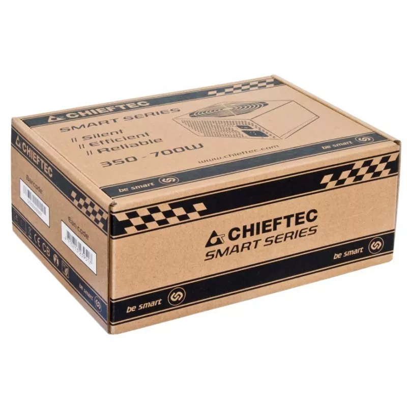 Chieftec Smart GPS-700A8 zasilacz 700 W 20+4 pin ATX PS/2 Czarny