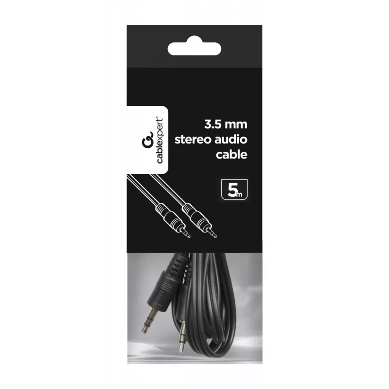 Kabel audio Gembird CCA-404-5M 3.5mm czarny
