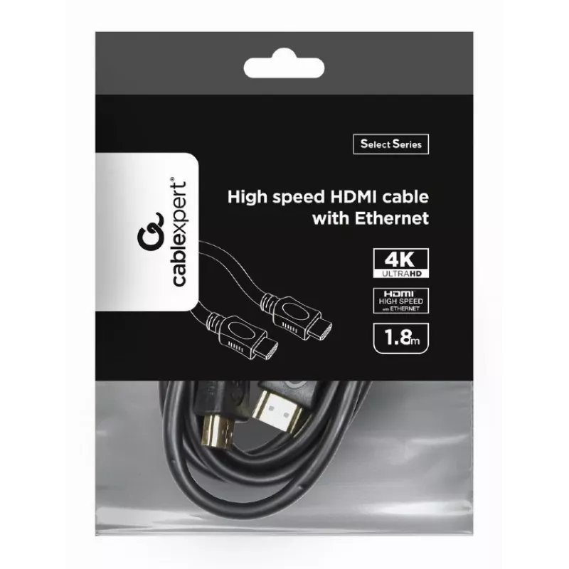 GEMBIRD High Speed HDMI kabel with Ethernet - Select Series, 2.0m