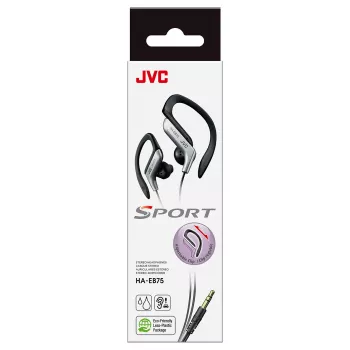 Słuchawki JVC HA-EB75 Sports przewodowe srebrne
