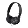 Sony MDR-ZX110, przewodowe, 12–22000 Hz, Muzyka, 120 g, Słuchawki, czarne