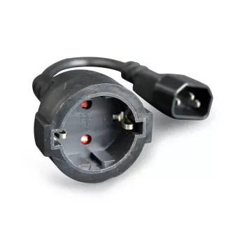 adapter kablowya zasilania GEMBIRD (C14 męski do Schuko żeński)