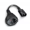 adapter kablowya zasilania GEMBIRD (C14 męski do Schuko żeński)