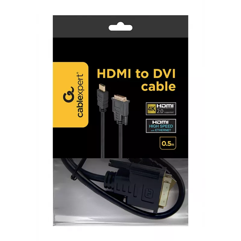 Kabel GEMBIRD HDMI do DVI (Single Link) 0,5 m