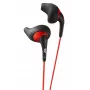 JVC HA-EN10-BR-E słuchawki douszne, przewodowe, 20–20000 Hz, sportowe, 4,8 g, słuchawki, czarne, czerwone