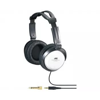 JVC HA-RX500-E słuchawki przewodowe na głowę do muzyki, czarno-białe