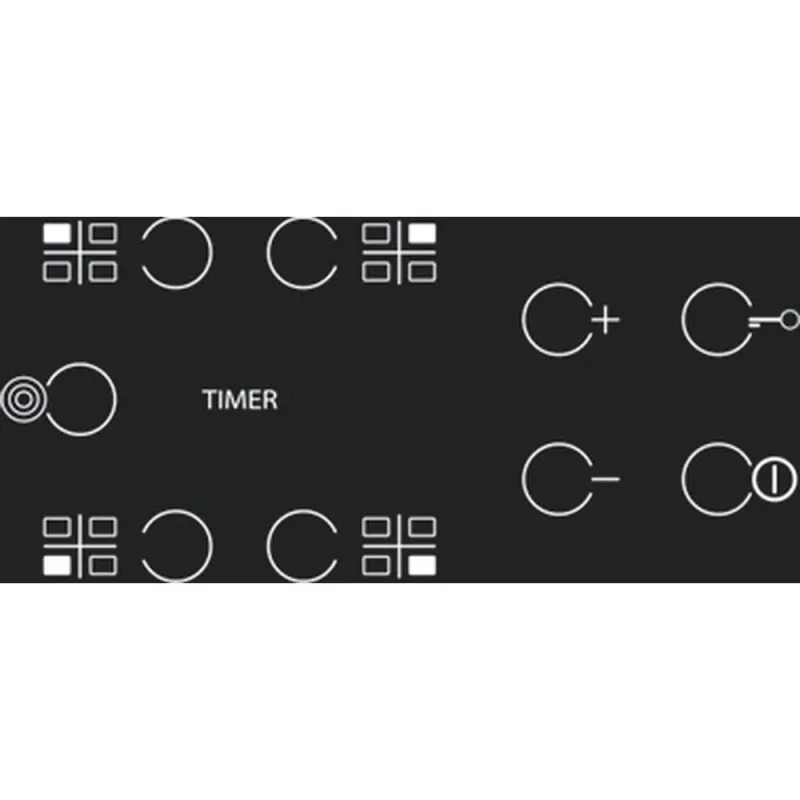 Whirlpool AKT 8130 BA Czarny Built-in Ceramic hob 4 zone(s)
