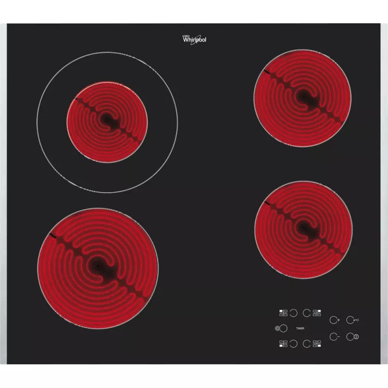 Whirlpool AKT 8130 BA Czarny Built-in Ceramic hob 4 zone(s)