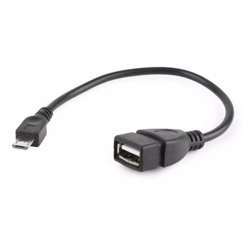 Kabel GEMBIRD USB OTG AF na Micro BM 15 cm – czarny