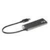 Hub USB i-tec Metal Superspeed USB 3.0 4-porty 5000 Mbit/s Szary
