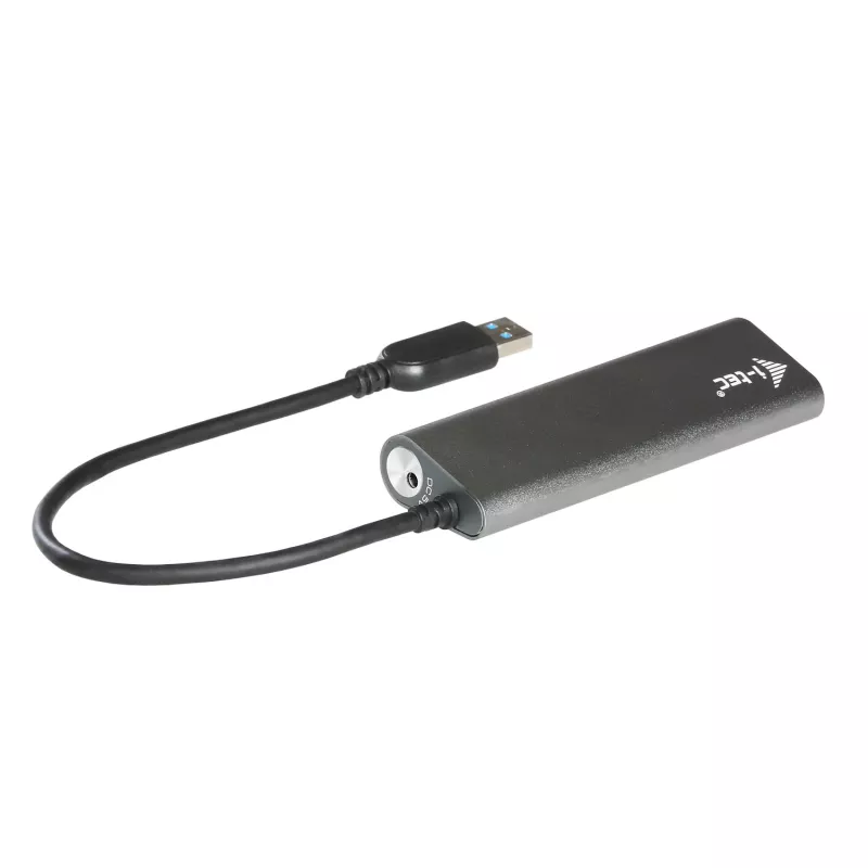 Hub USB i-tec Metal Superspeed USB 3.0 4-porty 5000 Mbit/s Szary