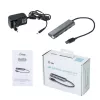 Hub USB i-tec Metal Superspeed USB 3.0 4-porty 5000 Mbit/s Szary