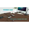 Hub USB i-tec Metal Superspeed USB 3.0 4-porty 5000 Mbit/s Szary
