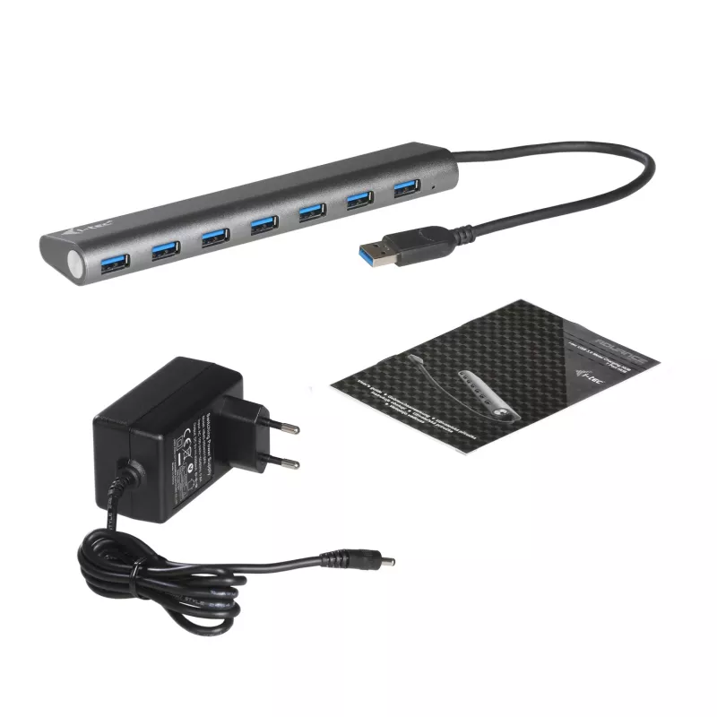 Hub USB 3.0 7-portowy i-tec Metal Superspeed