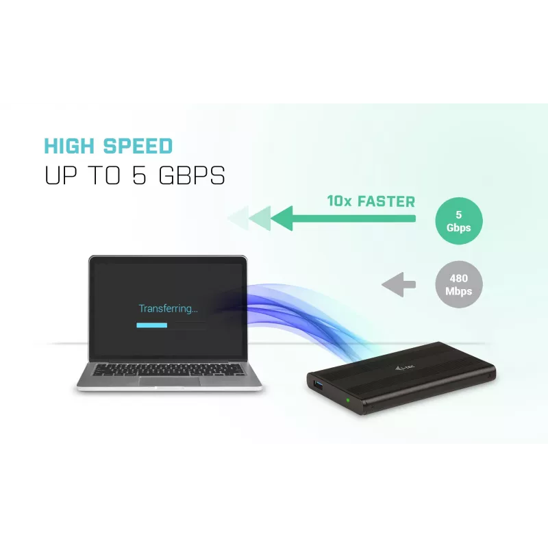 HDD/SSD enclosure i-tec Advance MySafe AluBasic 2.5 inch USB 3.0