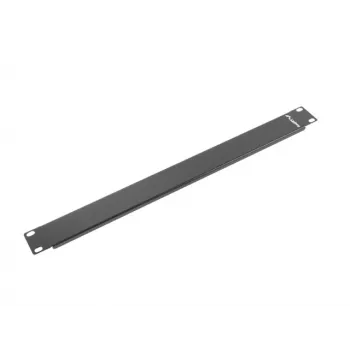 Zaślepka LANBERG AK-1401-B, 1U 19 cali (482,6×44,5×8 mm), czarna