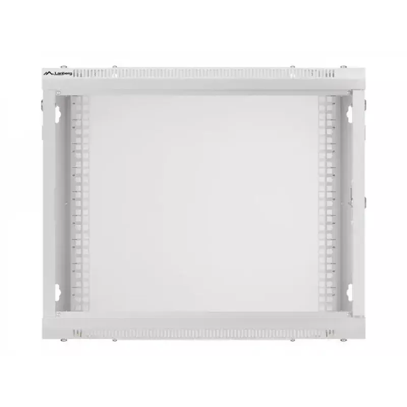 Szafa wisząca LANBERG WF01-6409-10S, 9U, 19 cali, 600×450 mm, udźwig 60 kg, szara