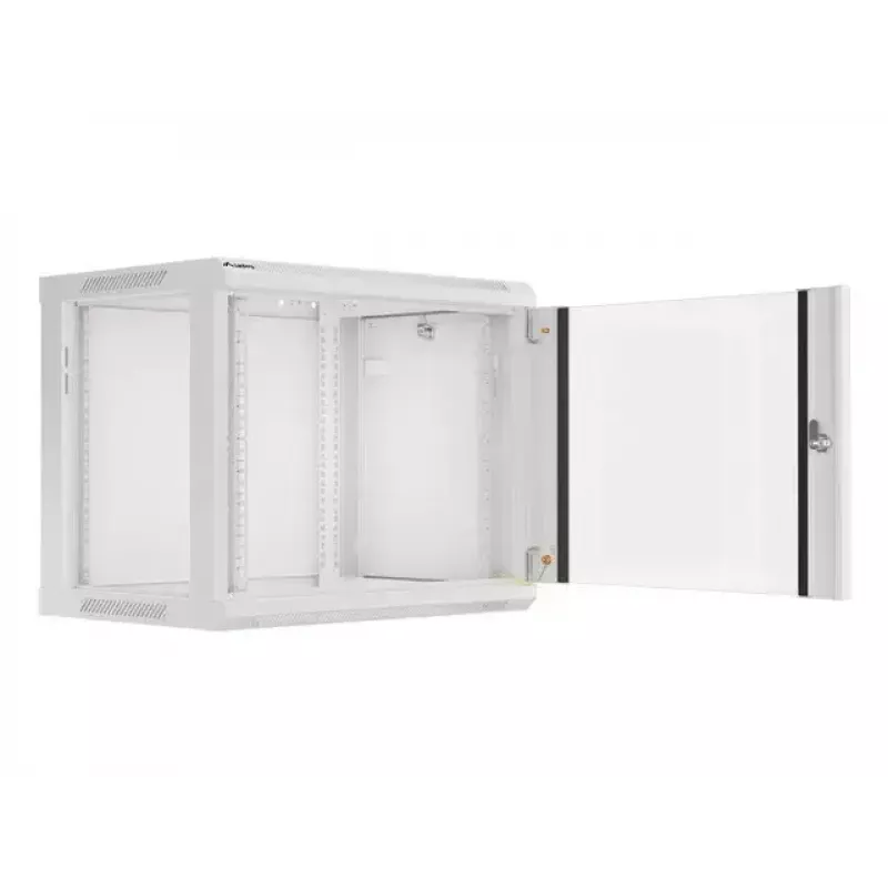 Szafa wisząca LANBERG WF01-6409-10S, 9U, 19 cali, 600×450 mm, udźwig 60 kg, szara