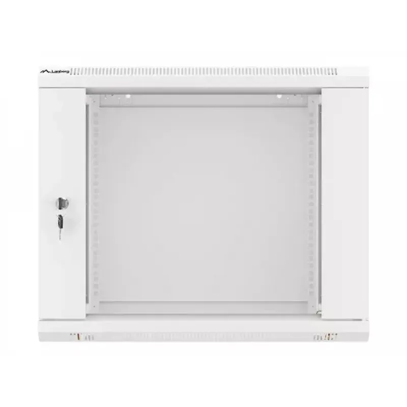 Szafa wisząca LANBERG WF01-6409-10S, 9U, 19 cali, 600×450 mm, udźwig 60 kg, szara