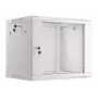Szafa wisząca LANBERG WF01-6409-10S, 9U, 19 cali, 600×450 mm, udźwig 60 kg, szara