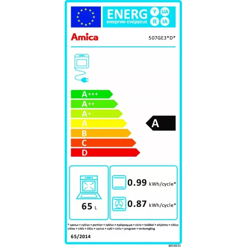 Kuchenka wolnostojąca Amica 57GE3.43HZpTaDNAQ(W)
