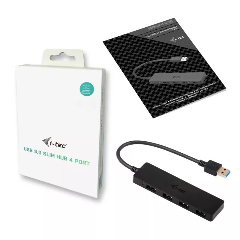 USB Hub i-tec Advance USB 3.0 cienki Passive HUB 4 Port