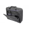 Torba na laptopa NATEC Doberman 39,6 cm (15,6 cala) poliester czarna, odporna na wstrząsy, 3 komory