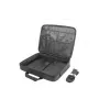 Torba na laptopa NATEC Doberman 39,6 cm (15,6 cala) poliester czarna, odporna na wstrząsy, 3 komory