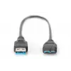 DIGITUS Kabel USB 3.0 USB A - Micro USB B (ak-300117-003-s)