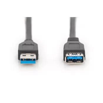 Przedłużacz USB 3.0 DIGITUS Typ A M/Ż 3,0 m (ak-300203-030-s)
