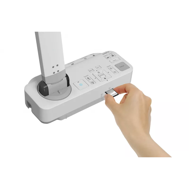 Kamera dokumentacyjna Epson ELPDC13, biała, 25.4 / 2.7 mm (1 / 2.7 cala) CMOS, USB 1.1