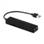 i-tec Advance USB 3.0 cienki HUB 3 Port Gigabit Ethernet Adapter Czarny