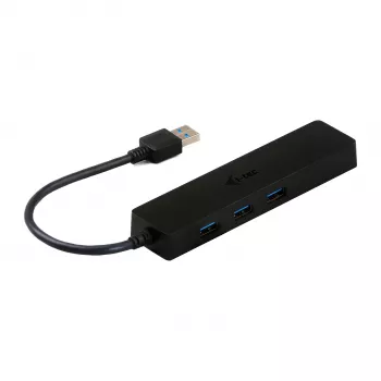 i-tec Advance USB 3.0 cienki HUB 3 Port Gigabit Ethernet Adapter Czarny