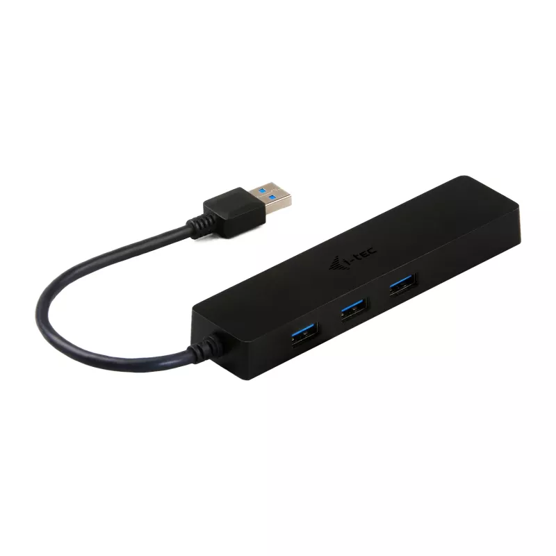 i-tec Advance USB 3.0 cienki HUB 3 Port Gigabit Ethernet Adapter Czarny