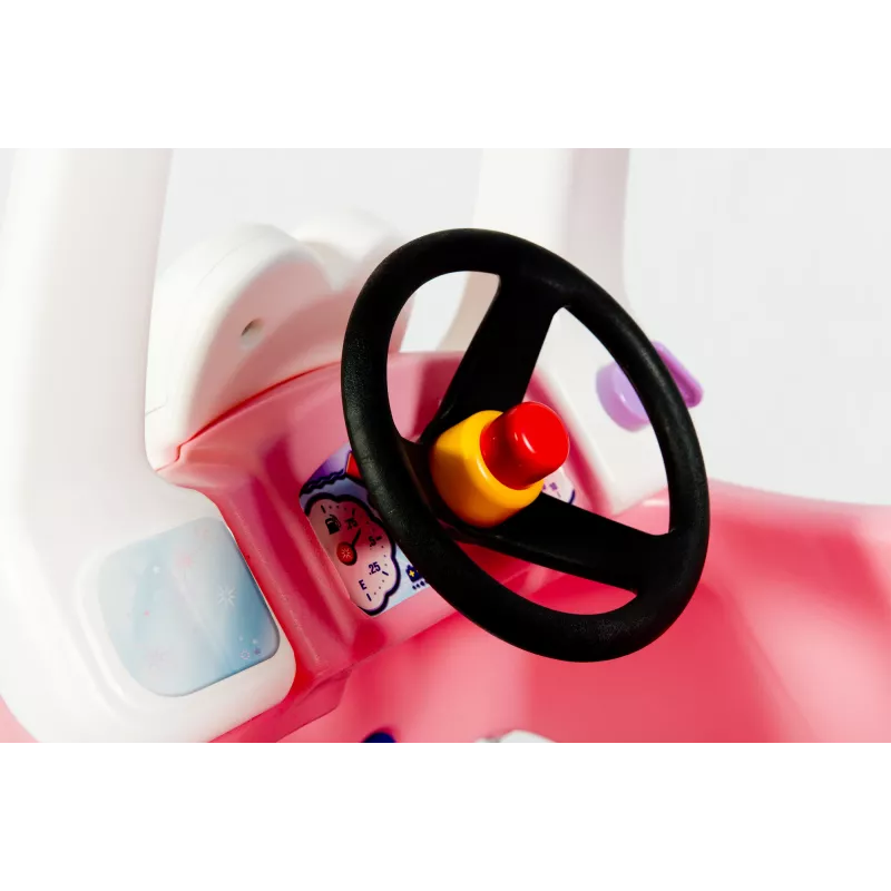 Little Tikes Cozy Coupe Princess, 1.5 roku, 4 koła, Plastik, Niebieski, Różowy, Biały