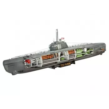 Model łodzi podwodnej Revell U-Boot Typ XXI U 2540 &Interieur
