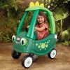 Little Tikes Cozy Coupe Dino, 1.5 roku, 4 koła, Plastik, Czarny, Zielony
