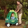 Little Tikes Cozy Coupe Dino, 1.5 roku, 4 koła, Plastik, Czarny, Zielony
