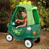 Little Tikes Cozy Coupe Dino, 1.5 roku, 4 koła, Plastik, Czarny, Zielony