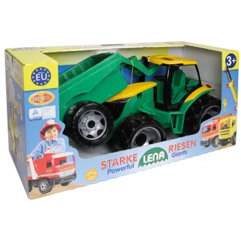 Traktor Lena GIGA TRUCKS ZL-02122 z przyczepą