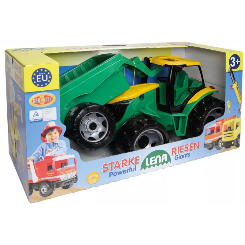 Traktor Lena GIGA TRUCKS ZL-02122 z przyczepą