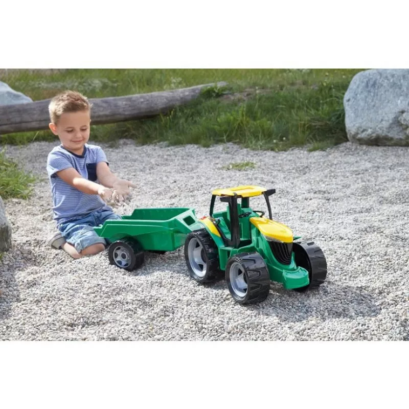 Traktor Lena GIGA TRUCKS ZL-02122 z przyczepą