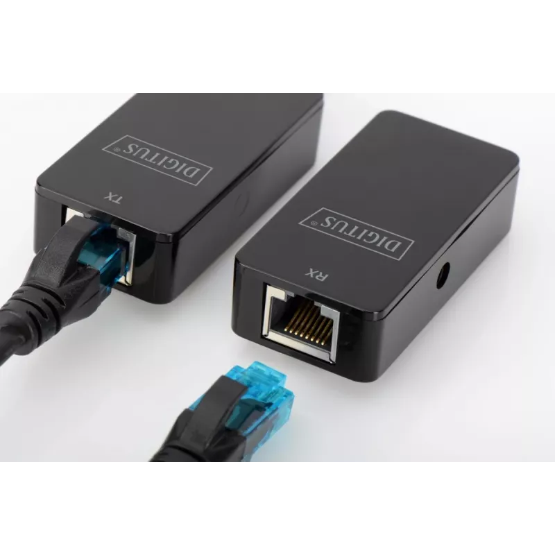 Przedłużacz USB DIGITUS USB 2.0 do stosowania z kablem Cat5/5e/6 (UTP STP lub SFT) do 50 m
