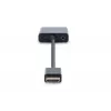DIGITUS Konwerter HDMI na VGA Typ A - złącze VGA (D-Sub), gniazdo audio 3,5 mm, czarny