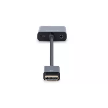 DIGITUS Konwerter HDMI na VGA Typ A - złącze VGA (D-Sub), gniazdo audio 3,5 mm, czarny
