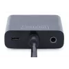 DIGITUS Konwerter HDMI na VGA Typ A - złącze VGA (D-Sub), gniazdo audio 3,5 mm, czarny
