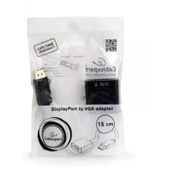 adapter kablowya GEMBIRD DisplayPort 1.1 do VGA 15 cm