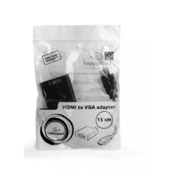 GEMBIRD kabel przejściówki HDMI na VGA, pojedynczy port, czarny